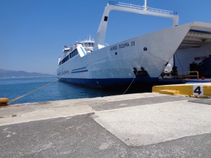 Le ferry de Corfou à Igoumenitsa