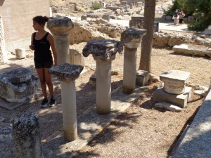Colonnes, Corinthe Antique