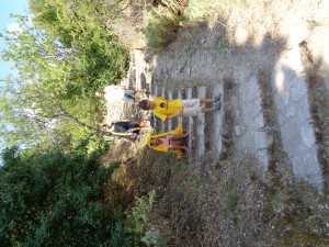 Mystra, descente depuis la citadelle