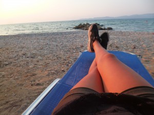 Nike sur la plage, Corinthe