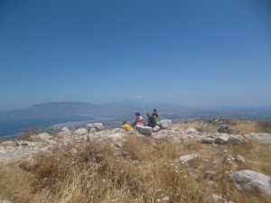 Vu depuis le sommet d'Acrocorinthe