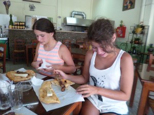 Gythio, un bon repas