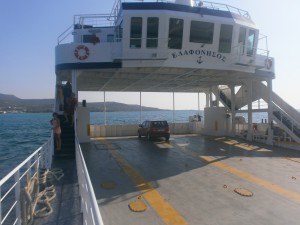 Élafonisos, le ferry pour l'île