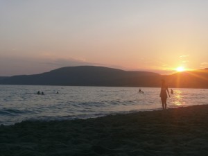 Élafonisos, premier bain